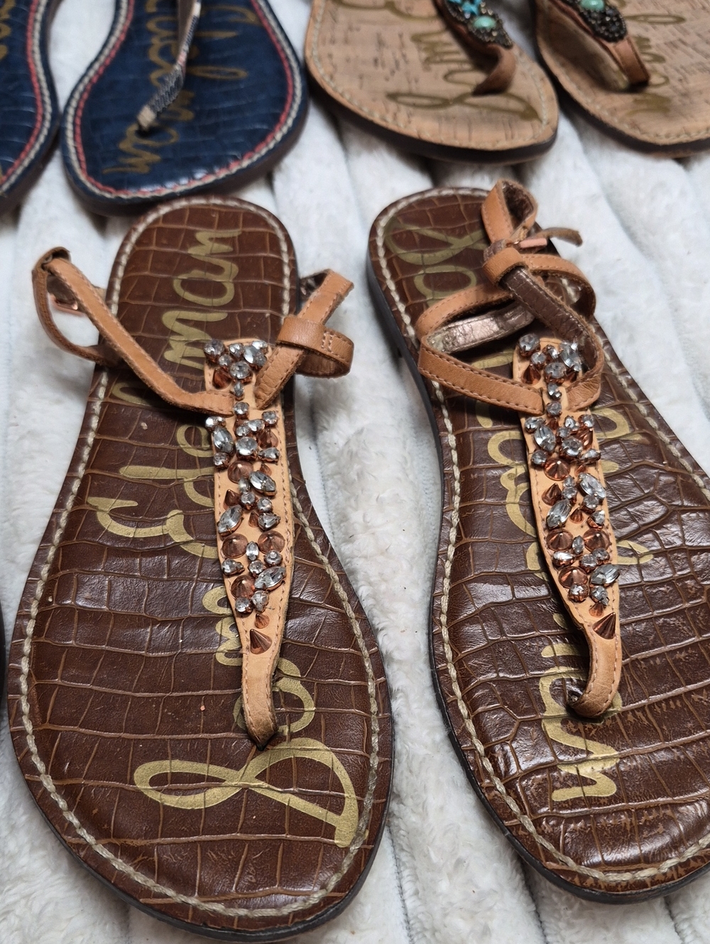 Lot Of 5 Sam Edelman Women's Sandals - Picture 5 of 15